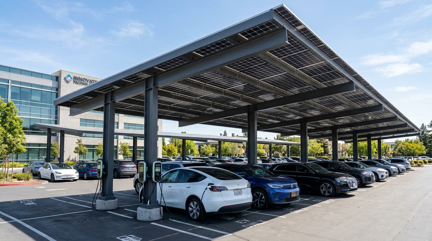 Solar Otopark (Carport) & EV Şarj İstasyonu